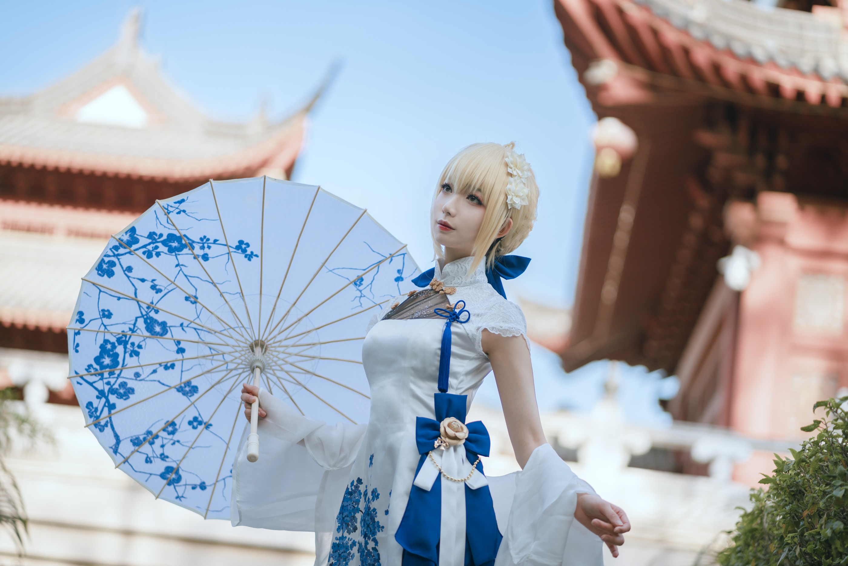 图片[1]-封疆疆v – NO.001 saber 旗袍 [34P]-XikXak